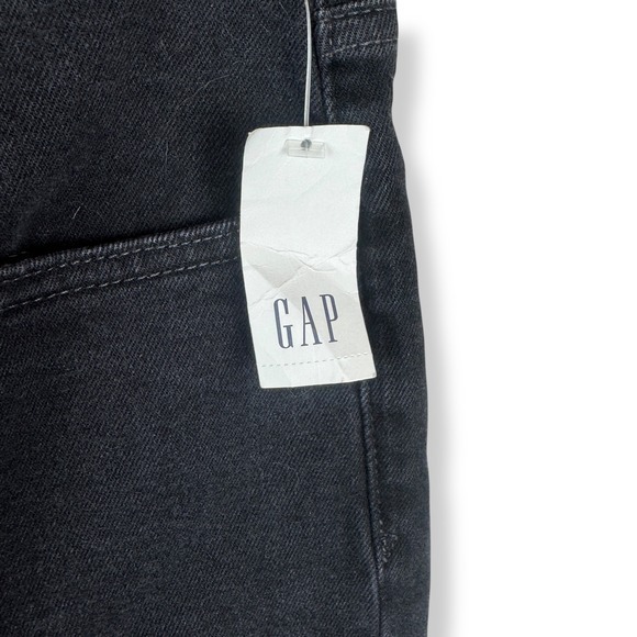 Gap Womens High Rise Cigarette Jeans Size 28 Tall Black‎ Stretch Denim NEW - Picture 4 of 11